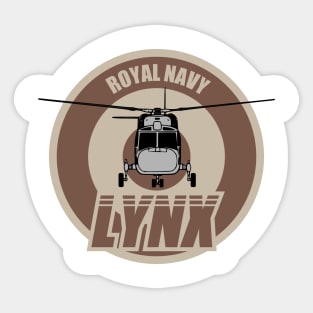 Royal Navy Lynx Patch (subdued) Sticker